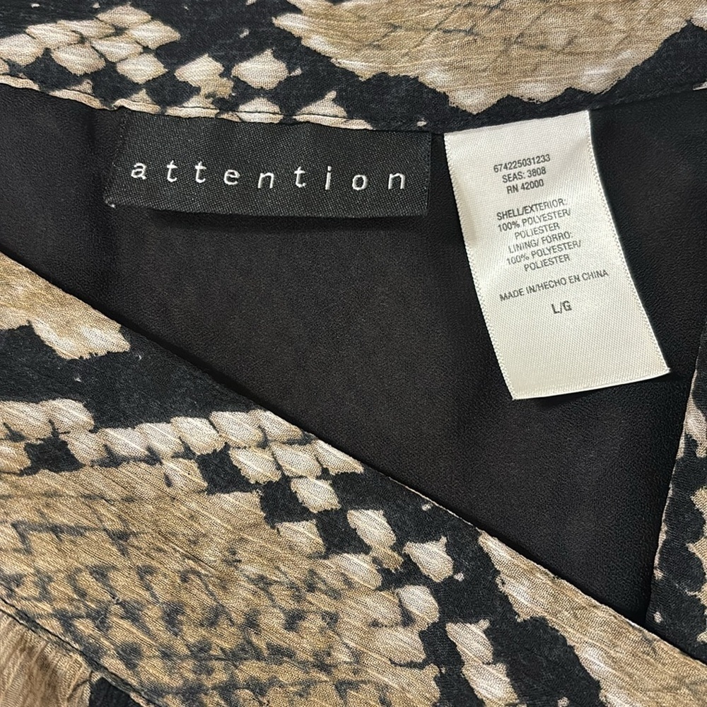 attention snake skin skirt size large - Picture 4 of 5